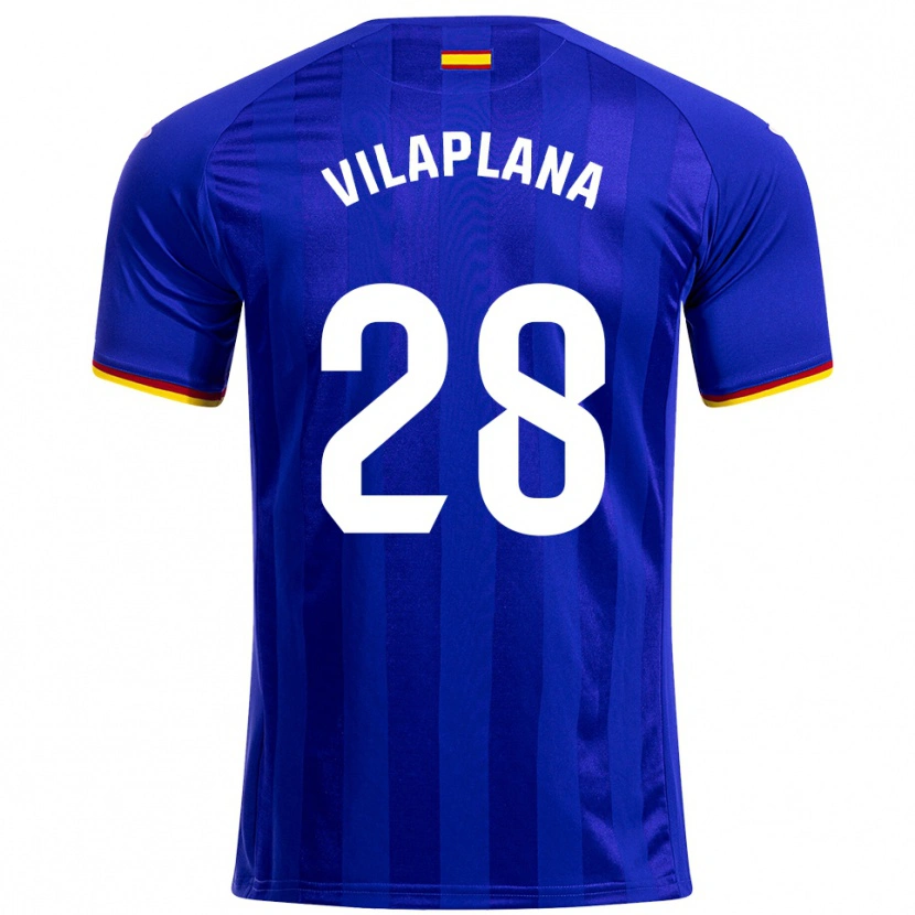 Danxen Criança Camisola Marc Vilaplana #28 Azul Vermelho Amarelo Principal 2025/26 Camisa Brasil