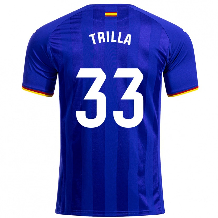 Danxen Criança Camisola Guillem Trilla #33 Azul Vermelho Amarelo Principal 2025/26 Camisa Brasil
