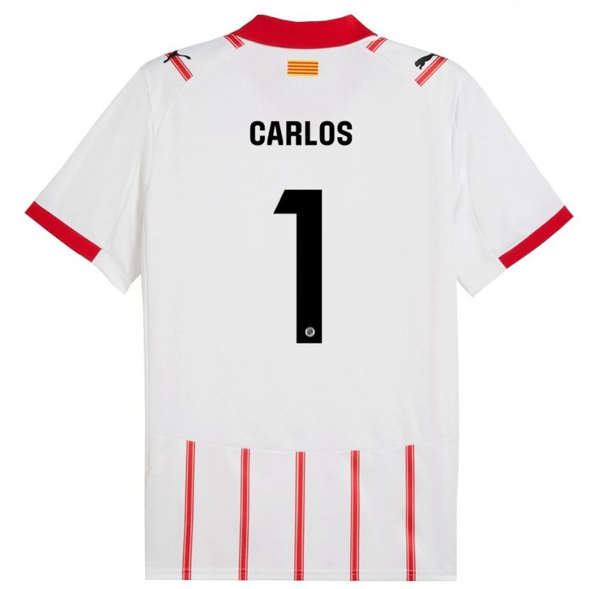 Danxen Criança Camisola Juan Carlos #1 Branco Vermelho Principal 2025/26 Camisa Brasil
