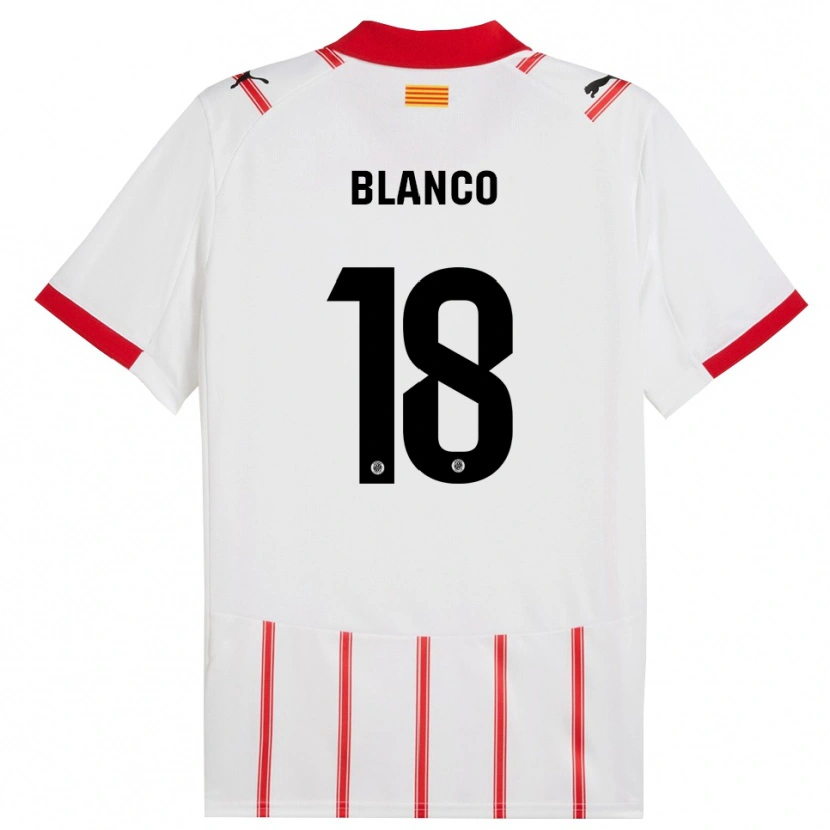 Danxen Criança Camisola Aaron Blanco #18 Branco Vermelho Principal 2025/26 Camisa Brasil