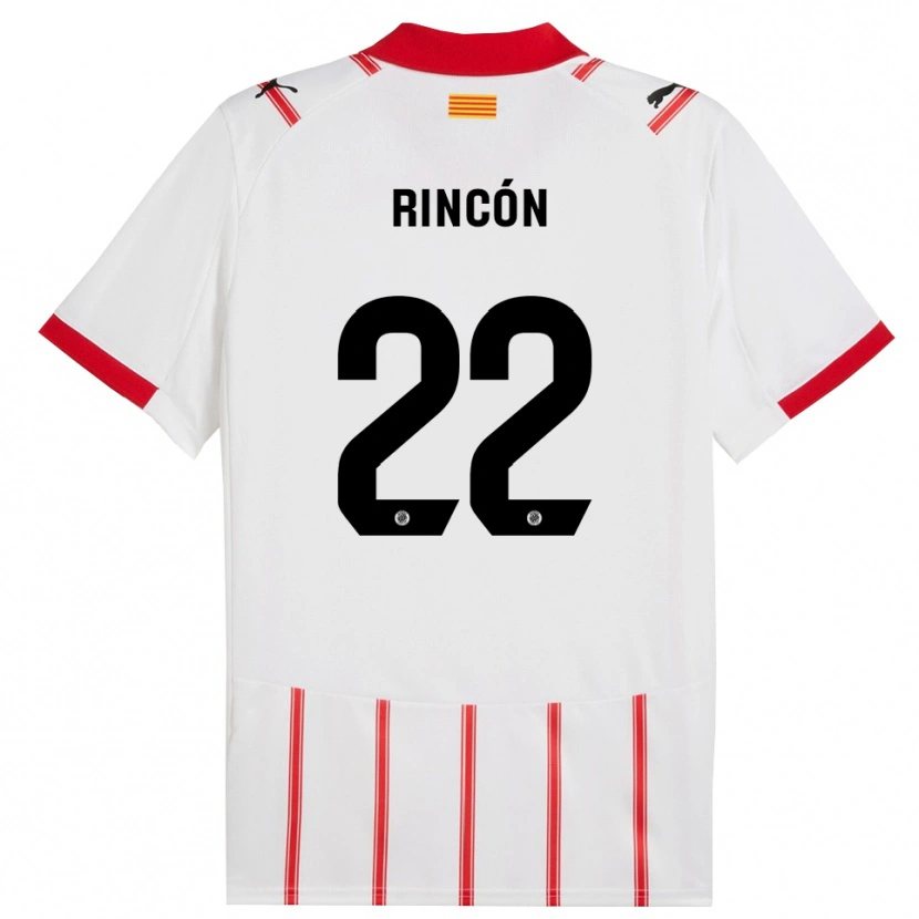 Danxen Criança Camisola Hugo Rincón #22 Branco Vermelho Principal 2025/26 Camisa Brasil