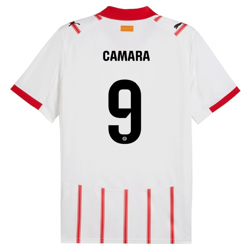 Danxen Criança Camisola Dawda Camara #9 Branco Vermelho Principal 2025/26 Camisa Brasil