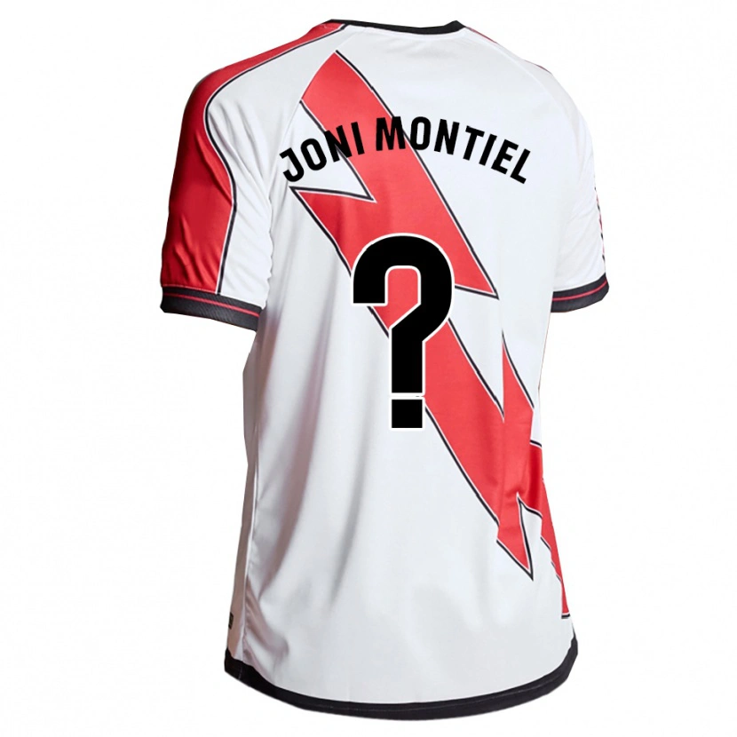 Danxen Criança Camisola Joni Montiel #0 Branco Vermelho Principal 2025/26 Camisa Brasil