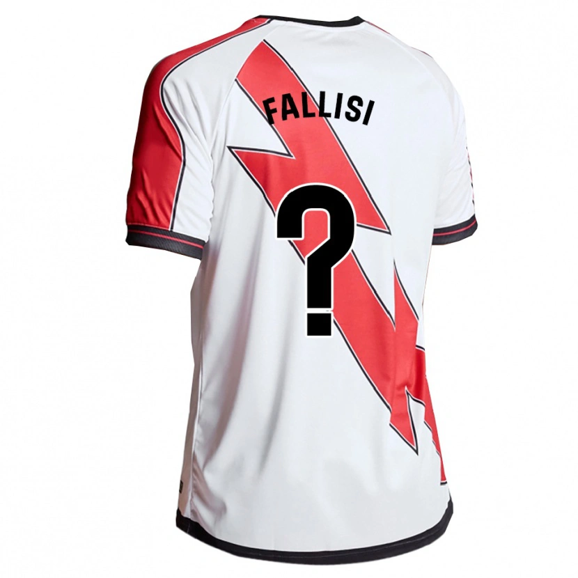 Danxen Criança Camisola Alessandro Fallisi #0 Branco Vermelho Principal 2025/26 Camisa Brasil