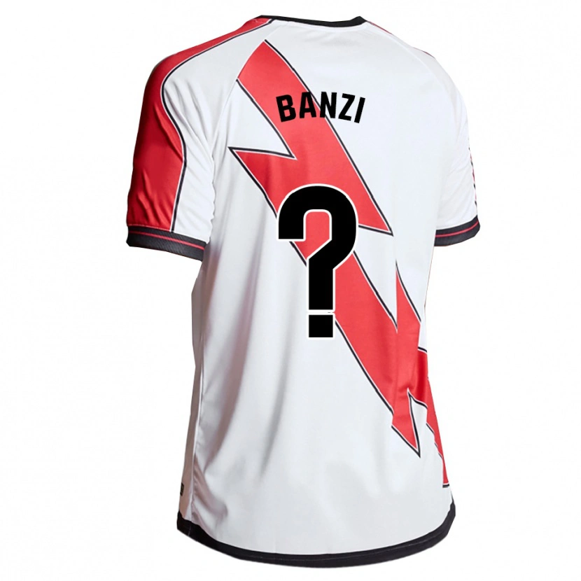 Danxen Criança Camisola Cedrick Banzi #0 Branco Vermelho Principal 2025/26 Camisa Brasil