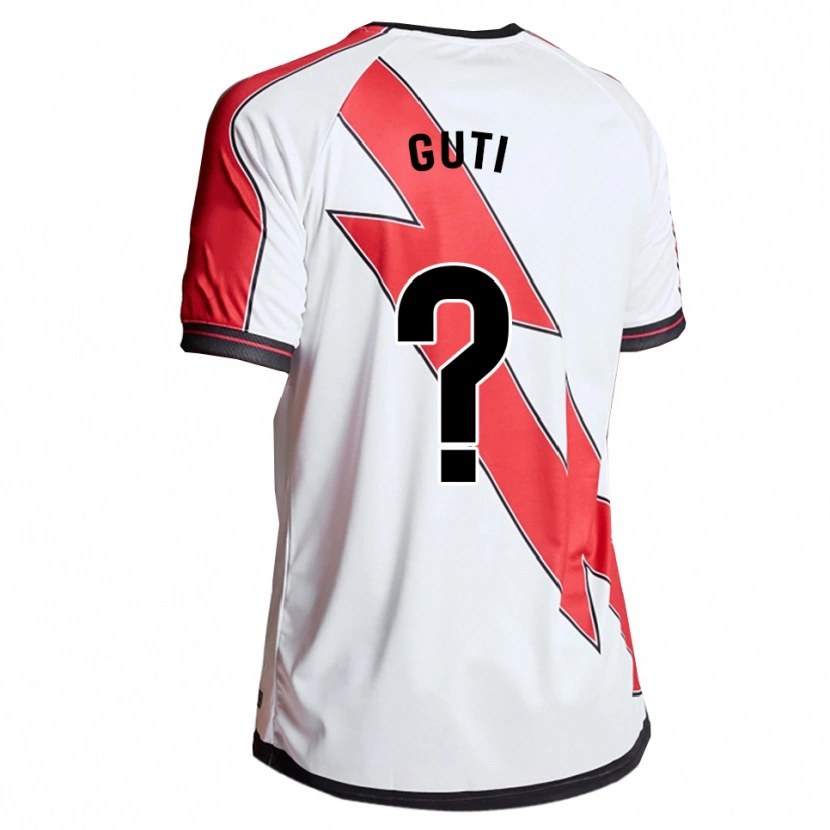 Danxen Criança Camisola Ana María Gutiérrez Montero #0 Branco Vermelho Principal 2025/26 Camisa Brasil