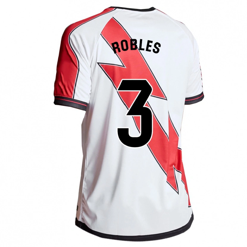 Danxen Criança Camisola Diego Robles #3 Branco Vermelho Principal 2025/26 Camisa Brasil