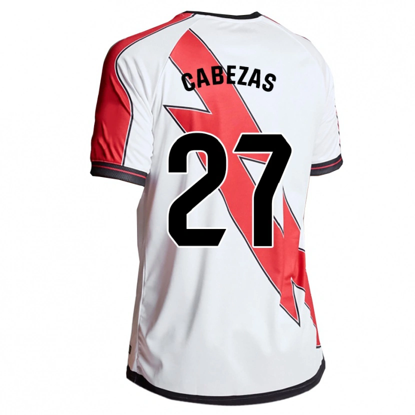 Danxen Criança Camisola Claudia María Cabezas #27 Branco Vermelho Principal 2025/26 Camisa Brasil