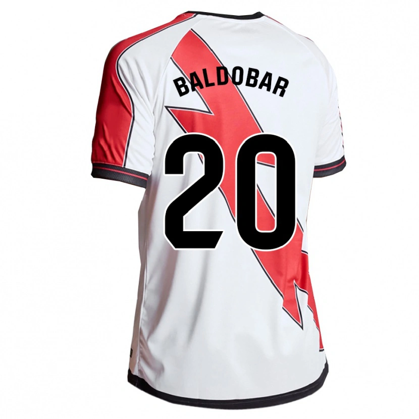 Danxen Criança Camisola Javi Baldobar #20 Branco Vermelho Principal 2025/26 Camisa Brasil