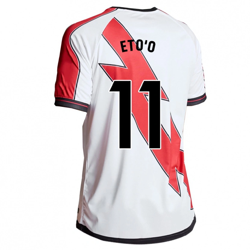Danxen Criança Camisola Etienne Eto'o #11 Branco Vermelho Principal 2025/26 Camisa Brasil