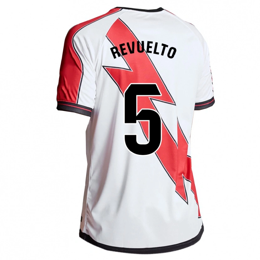 Danxen Criança Camisola Víctor Revuelto #5 Branco Vermelho Principal 2025/26 Camisa Brasil