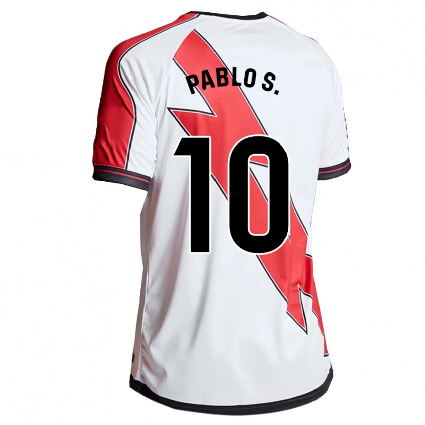 Danxen Criança Camisola Pablo Sánchez #10 Branco Vermelho Principal 2025/26 Camisa Brasil