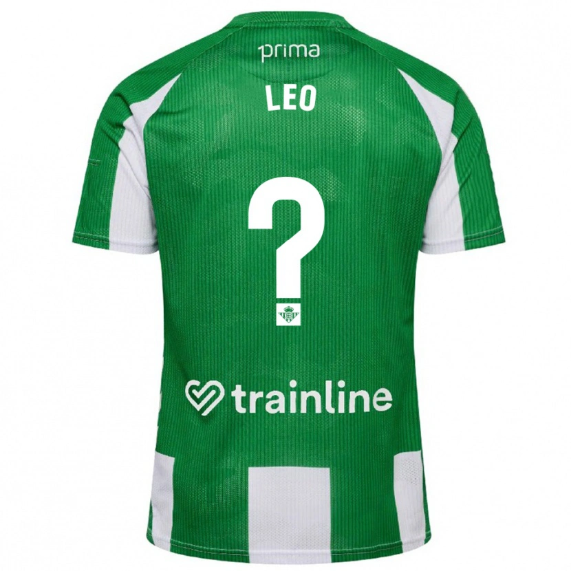 Danxen Criança Camisola Leo Vázquez #0 Verde Branco Principal 2025/26 Camisa Brasil
