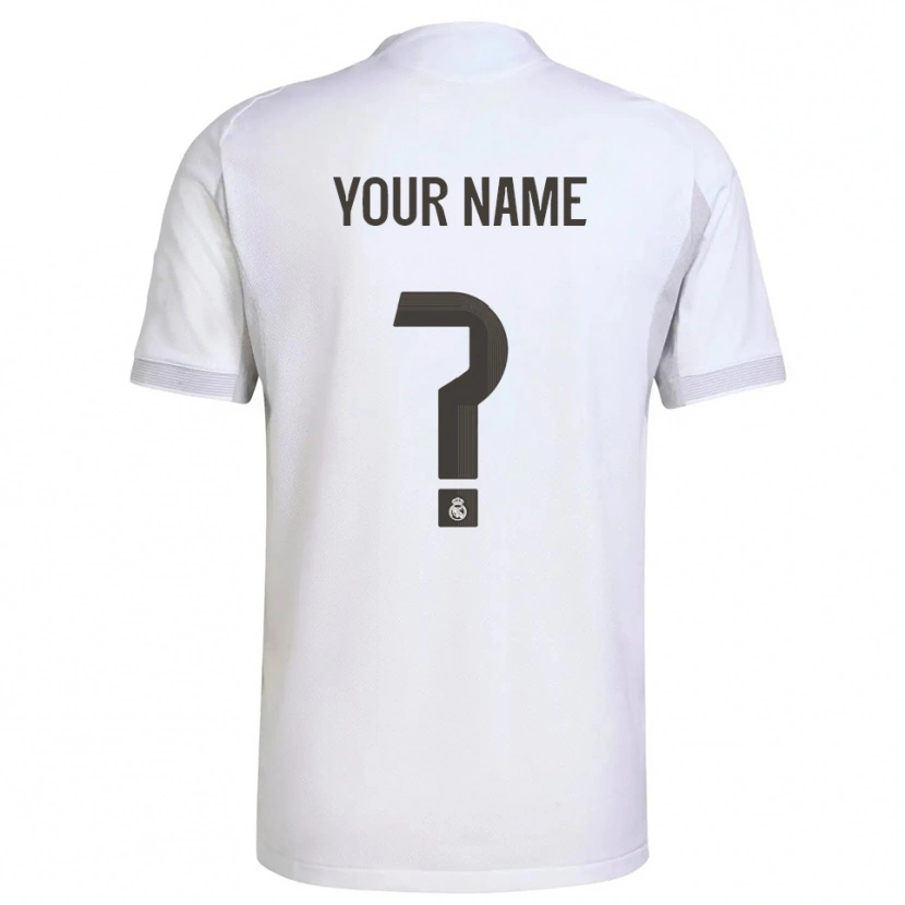 Danxen Criança Camisola Seu Nome #0 Branco Amarelo Principal 2025/26 Camisa Brasil