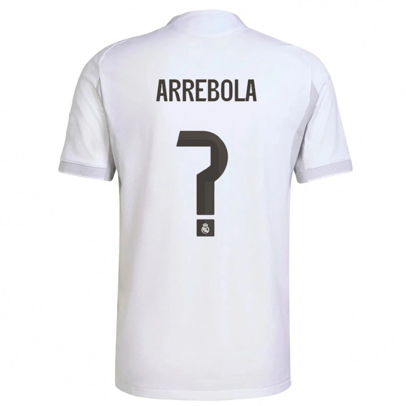 Danxen Criança Camisola Hugo Arrebola #0 Branco Amarelo Principal 2025/26 Camisa Brasil