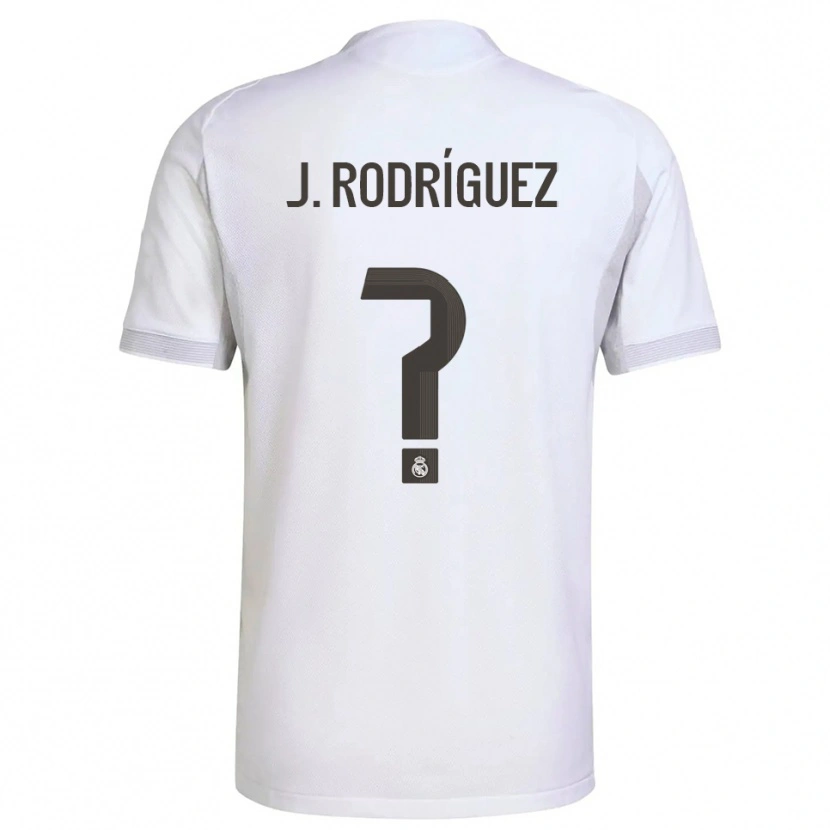 Danxen Criança Camisola Juan Rodríguez #0 Branco Amarelo Principal 2025/26 Camisa Brasil