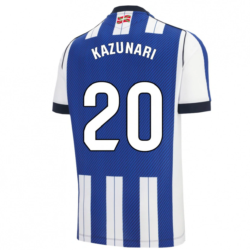 Danxen Criança Camisola Kazunari Kita #20 Azul Branco Principal 2025/26 Camisa Brasil
