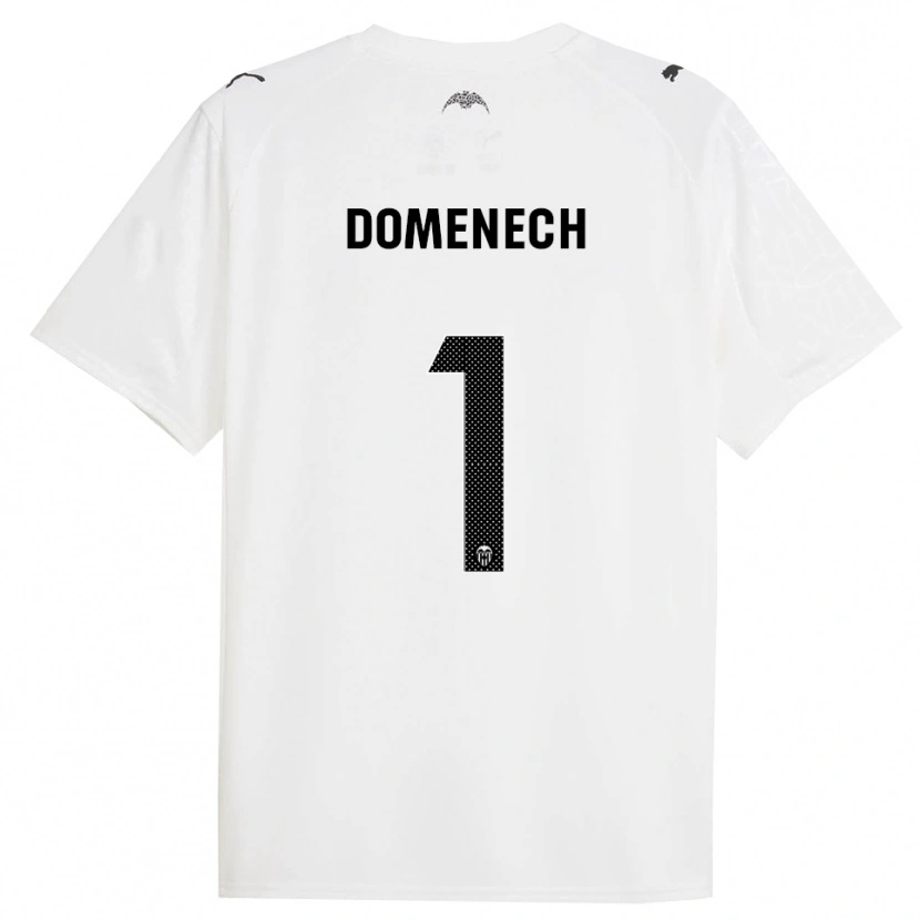 Danxen Criança Camisola Jaume Domenech #1 Branco Preto Principal 2025/26 Camisa Brasil