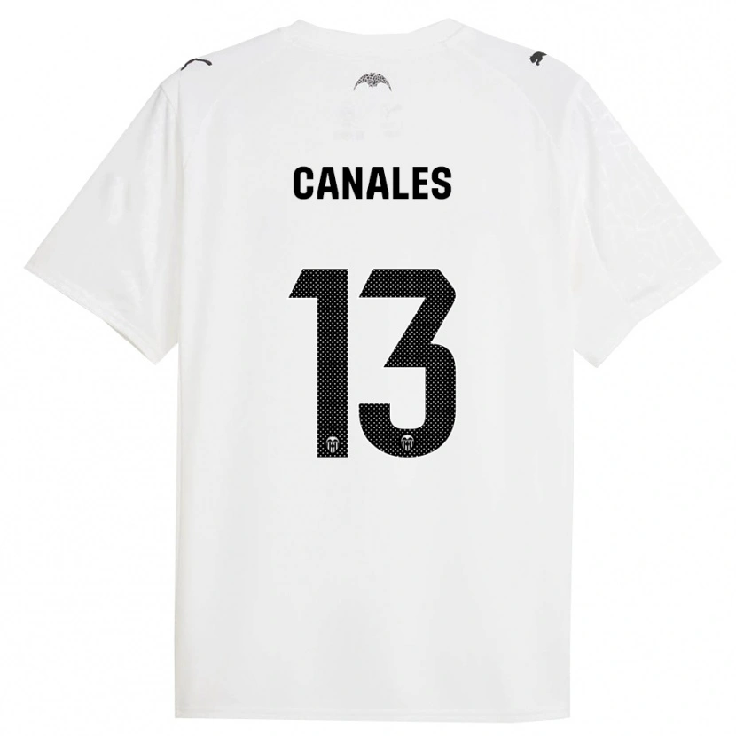 Danxen Criança Camisola Antonia Canales #13 Branco Preto Principal 2025/26 Camisa Brasil