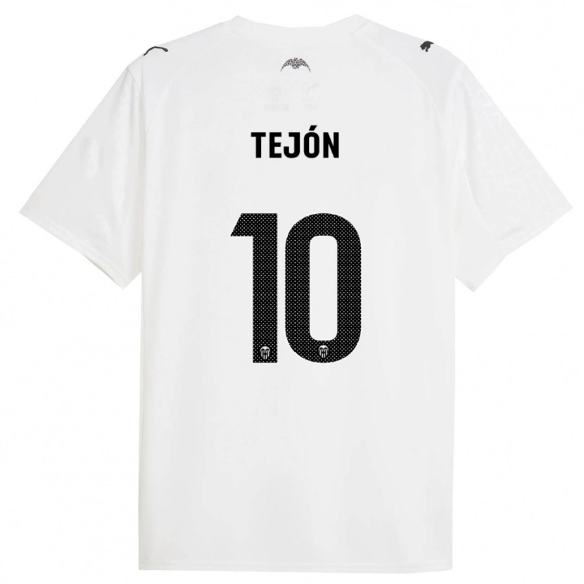 Danxen Criança Camisola Martín Tejón #10 Branco Preto Principal 2025/26 Camisa Brasil