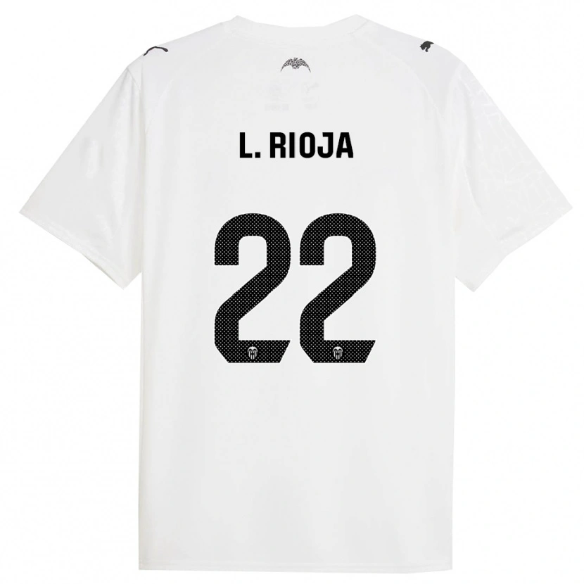 Danxen Criança Camisola Luis Rioja #22 Branco Preto Principal 2025/26 Camisa Brasil