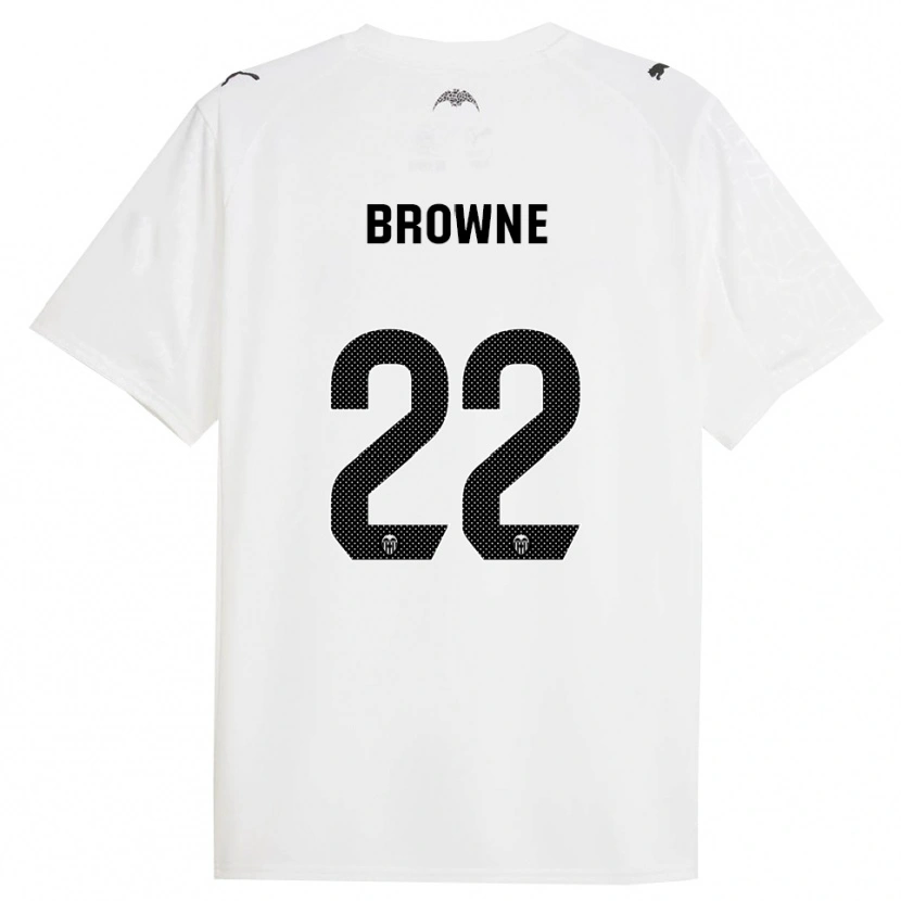 Danxen Criança Camisola Phoenetia Browne #22 Branco Preto Principal 2025/26 Camisa Brasil