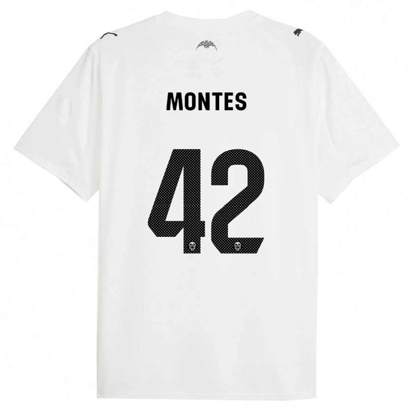 Danxen Criança Camisola Jan Montes #42 Branco Preto Principal 2025/26 Camisa Brasil