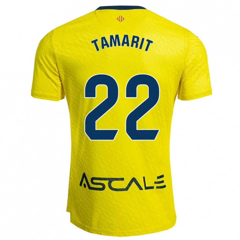 Danxen Criança Camisola Toni Tamarit #22 Amarelo Marinho Principal 2025/26 Camisa Brasil