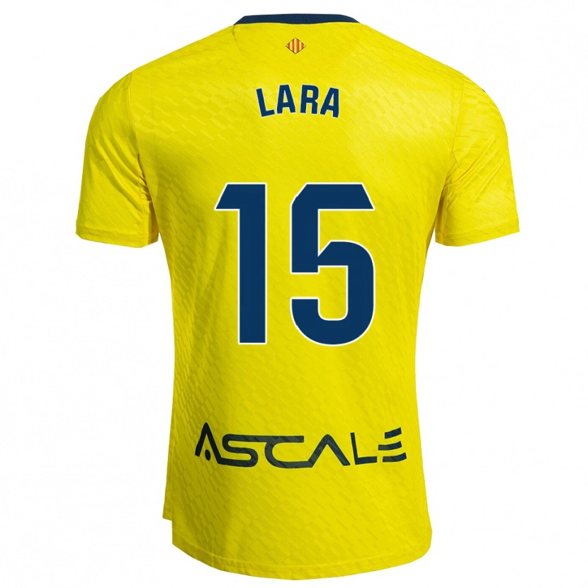 Danxen Criança Camisola Francisca Lara #15 Amarelo Marinho Principal 2025/26 Camisa Brasil