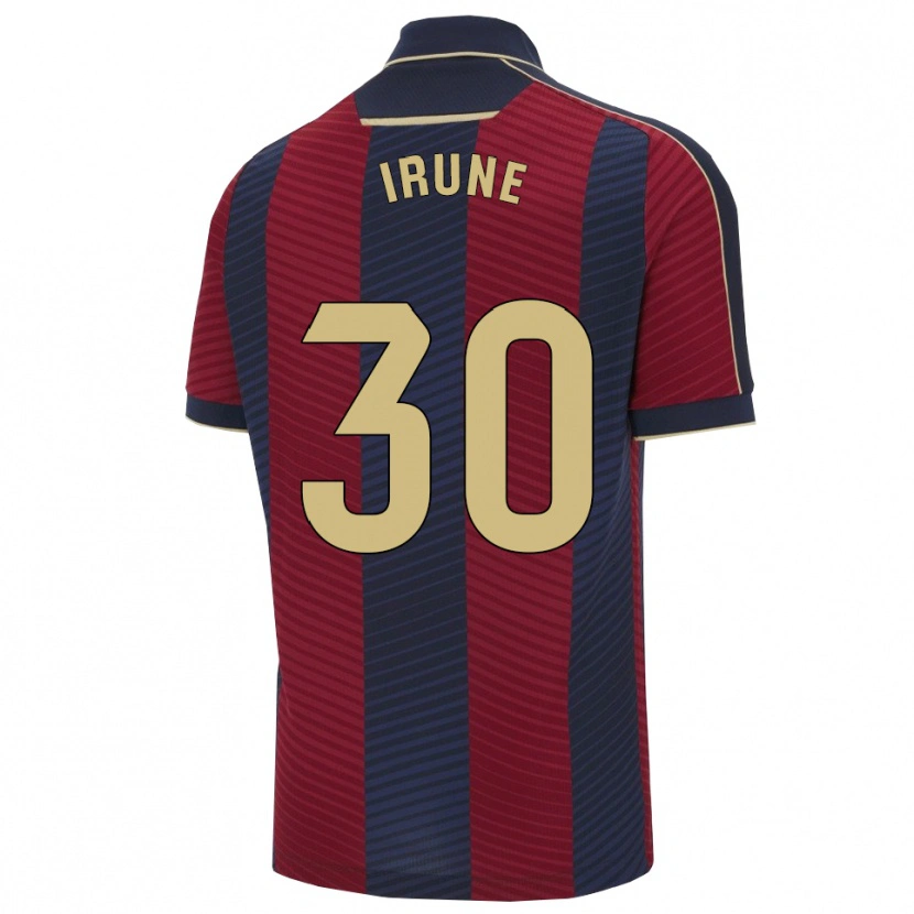 Danxen Criança Camisola Irune Cervera #30 Vermelho Marinho Principal 2025/26 Camisa Brasil