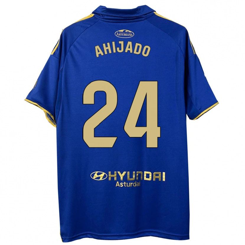 Danxen Criança Camisola Lucas Ahijado #24 Azul Dourado Principal 2025/26 Camisa Brasil