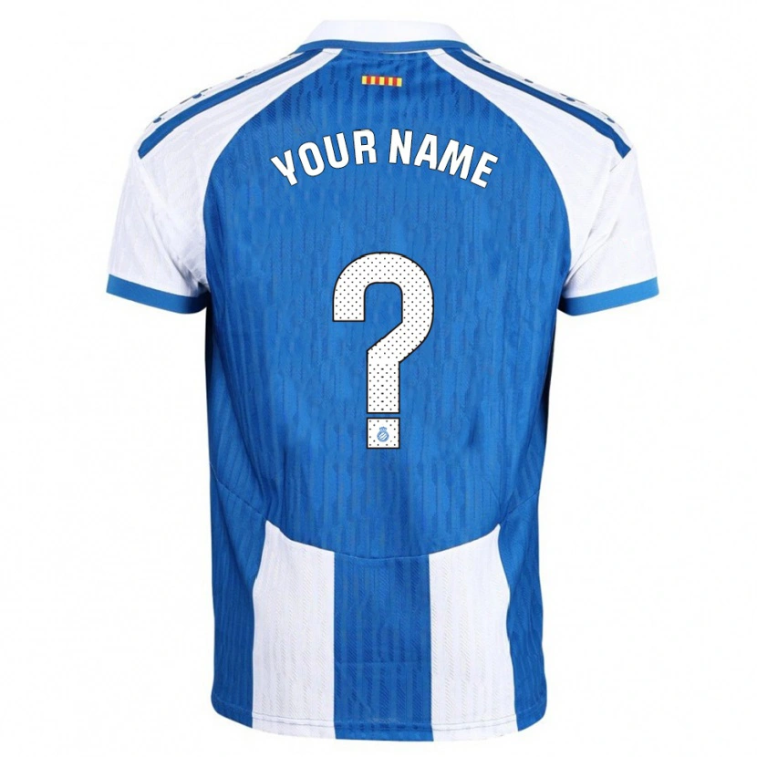 Danxen Criança Camisola Seu Nome #0 Azul Branco Principal 2025/26 Camisa Brasil