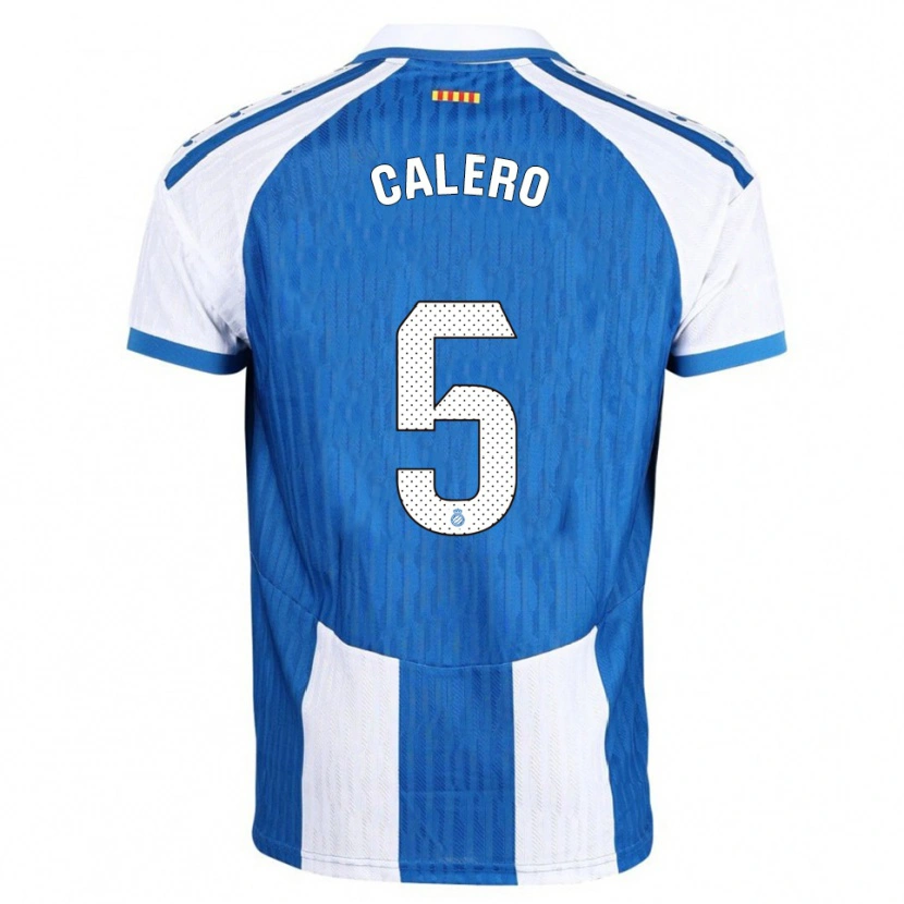 Danxen Criança Camisola Fernando Calero #5 Azul Branco Principal 2025/26 Camisa Brasil