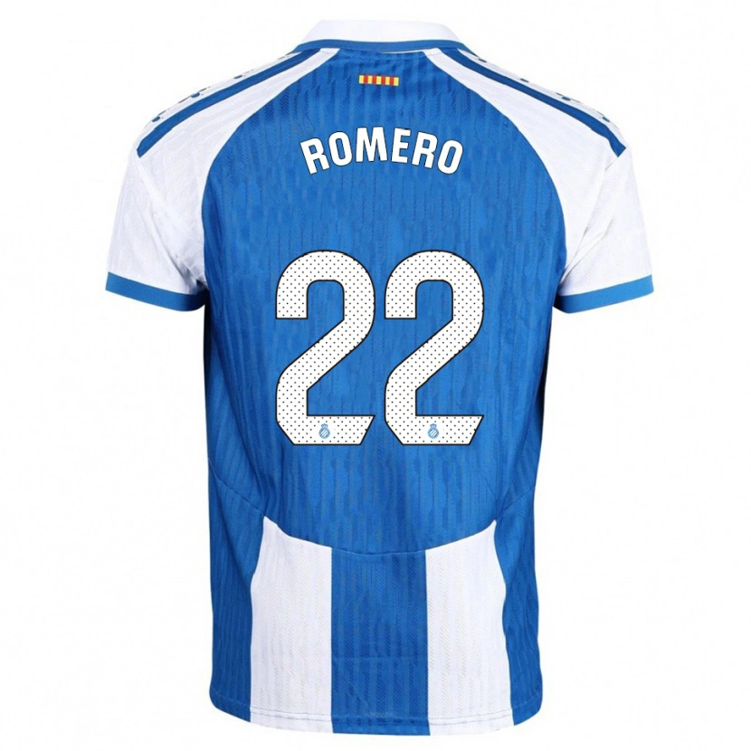 Danxen Criança Camisola Carlos Romero #22 Azul Branco Principal 2025/26 Camisa Brasil