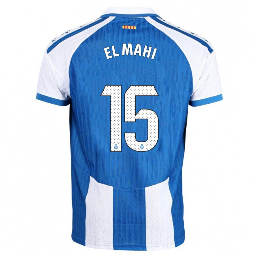 Danxen Criança Camisola Mohamed El Mahi #15 Azul Branco Principal 2025/26 Camisa Brasil