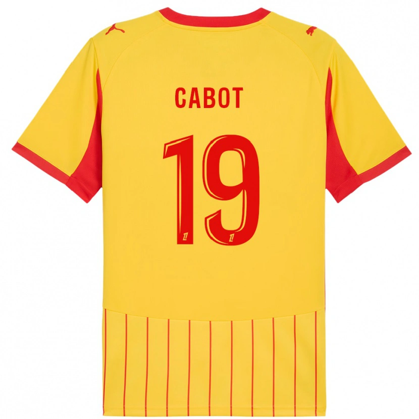 Danxen Criança Camisola Jimmy Cabot #19 Amarelo Vermelho Principal 2025/26 Camisa Brasil