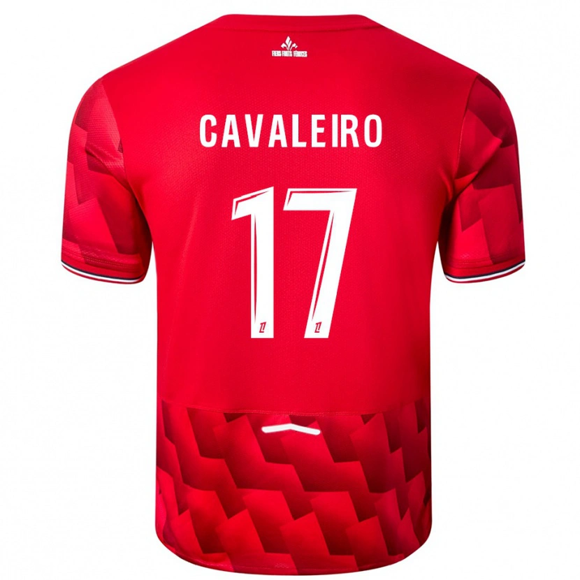 Danxen Criança Camisola Ivan Cavaleiro #17 Vermelho Branco Principal 2025/26 Camisa Brasil