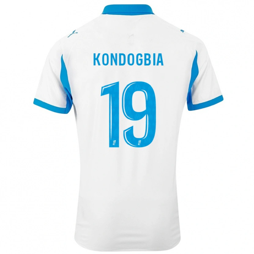 Danxen Criança Camisola Geoffrey Kondogbia #19 Branco Azul Celeste Principal 2025/26 Camisa Brasil