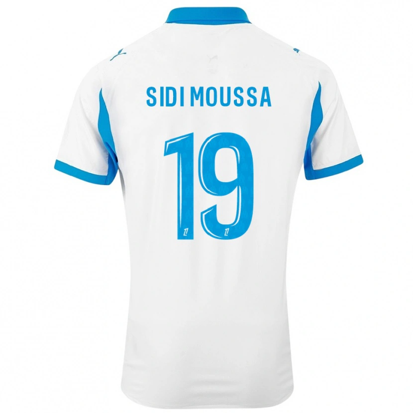 Danxen Criança Camisola Salima Sidi Moussa #19 Branco Azul Celeste Principal 2025/26 Camisa Brasil