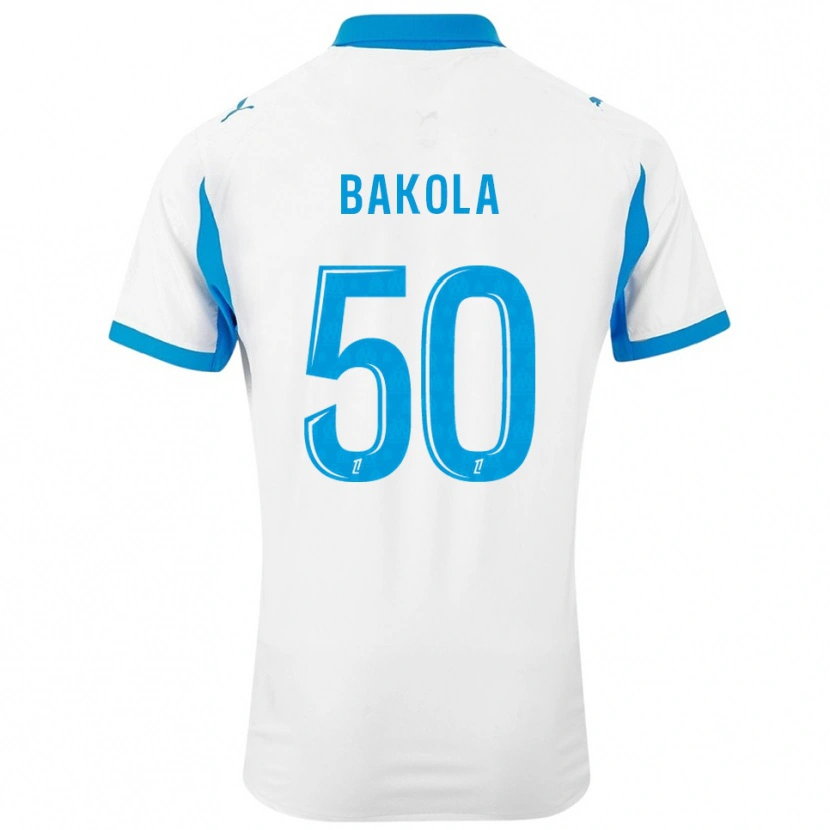 Danxen Criança Camisola Darryl Bakola #50 Branco Azul Celeste Principal 2025/26 Camisa Brasil