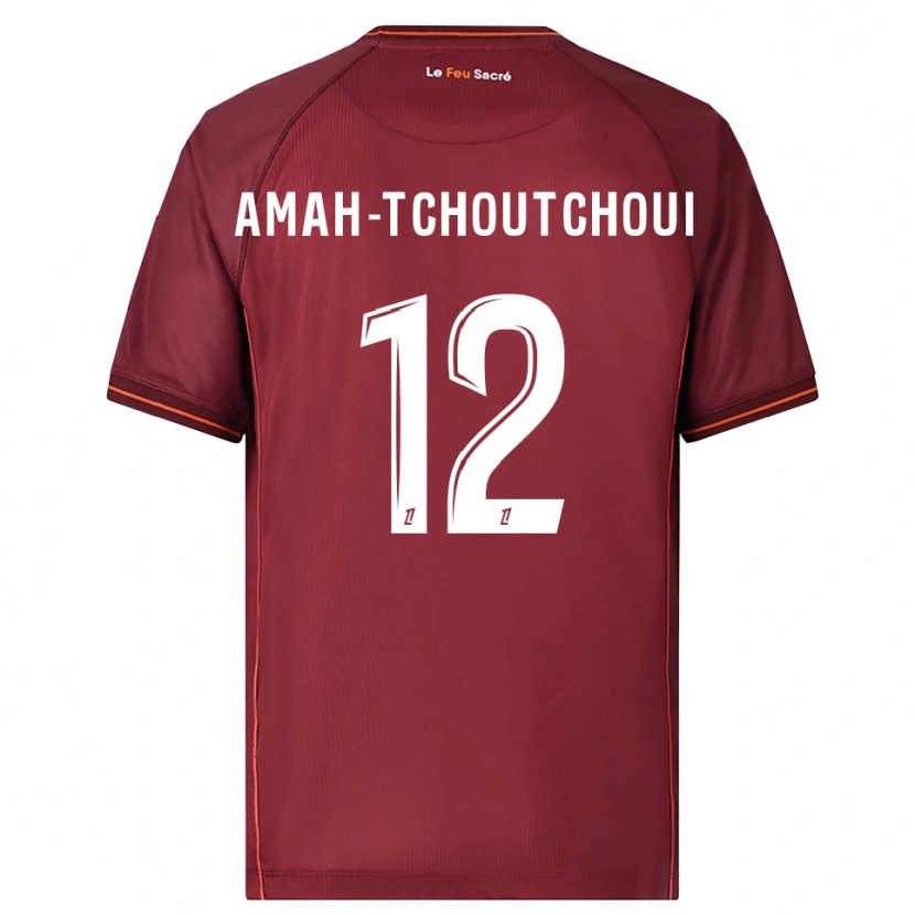 Danxen Criança Camisola Marco Amah-Tchoutchoui #12 Borgonha Branco Principal 2025/26 Camisa Brasil