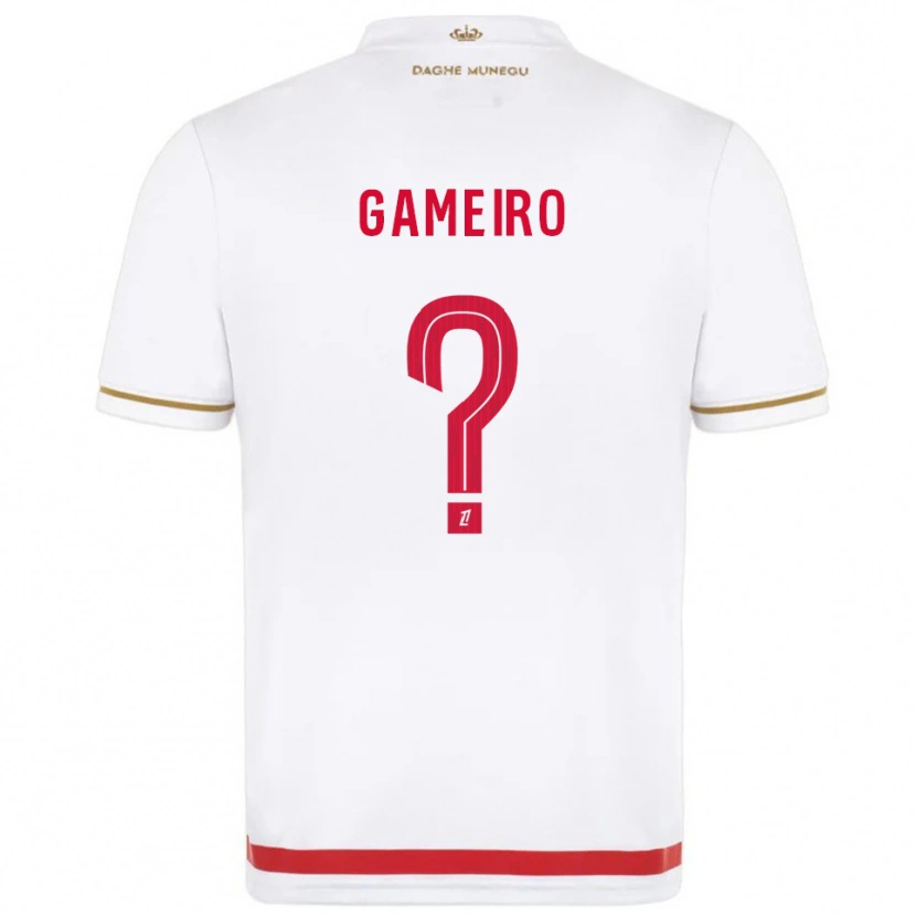 Danxen Criança Camisola Benoît Gameiro #0 Vermelho Branco Principal 2025/26 Camisa Brasil
