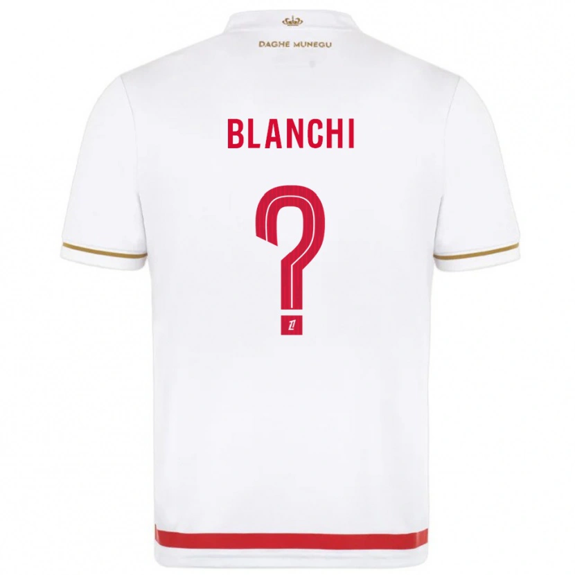 Danxen Criança Camisola Florian Blanchi #0 Vermelho Branco Principal 2025/26 Camisa Brasil