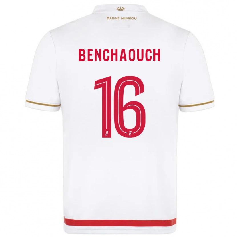 Danxen Criança Camisola Yanis Benchaouch #16 Vermelho Branco Principal 2025/26 Camisa Brasil
