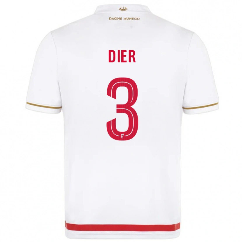 Danxen Criança Camisola Eric Dier #3 Vermelho Branco Principal 2025/26 Camisa Brasil