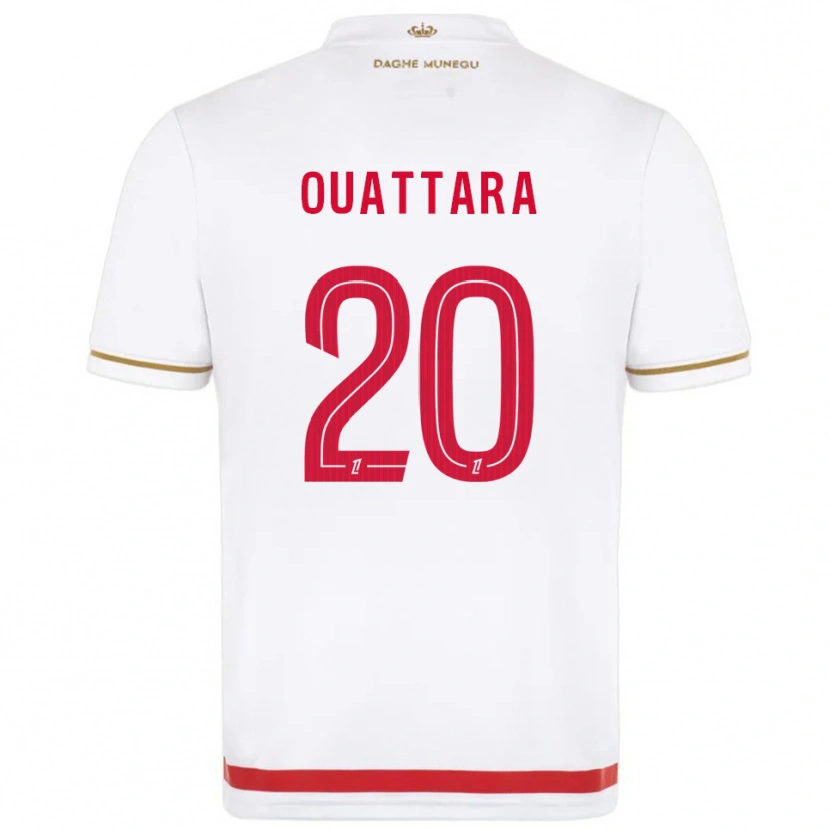 Danxen Criança Camisola Kassoum Ouattara #20 Vermelho Branco Principal 2025/26 Camisa Brasil