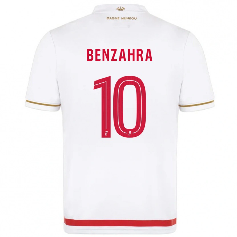 Danxen Criança Camisola Safouane Benzahra #10 Vermelho Branco Principal 2025/26 Camisa Brasil