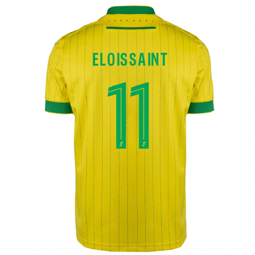 Danxen Criança Camisola Roseline Eloissaint #11 Amarelo Verde Principal 2025/26 Camisa Brasil