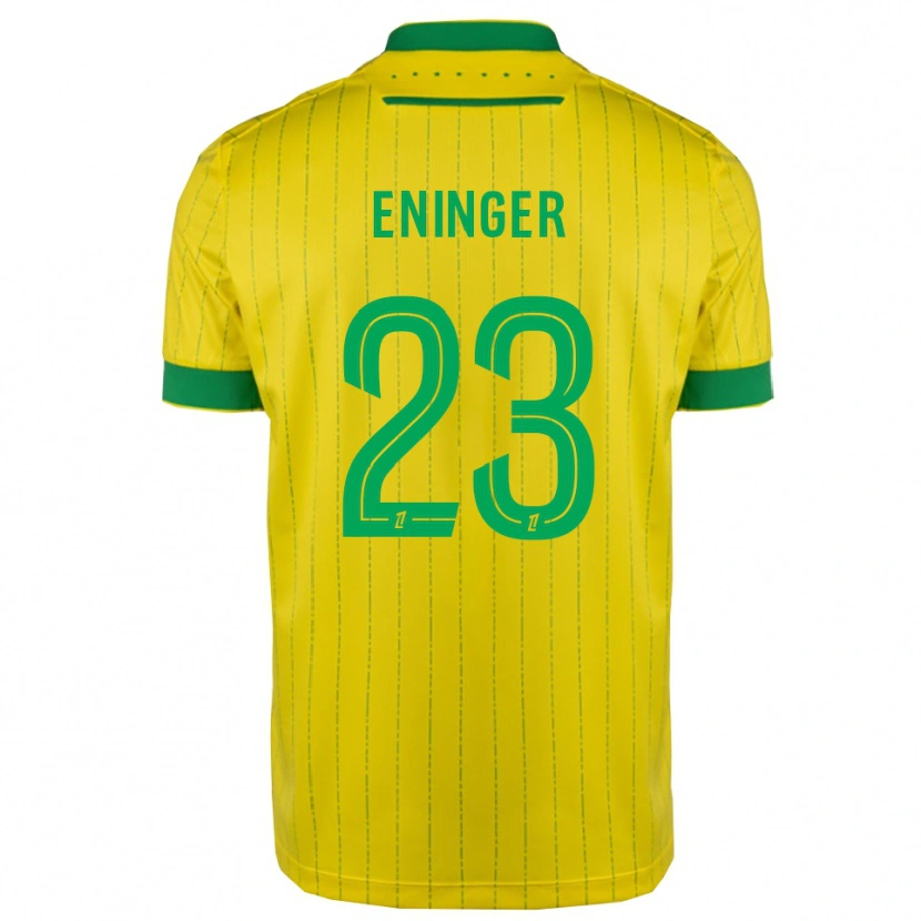 Danxen Criança Camisola Thelma Eninger #23 Amarelo Verde Principal 2025/26 Camisa Brasil