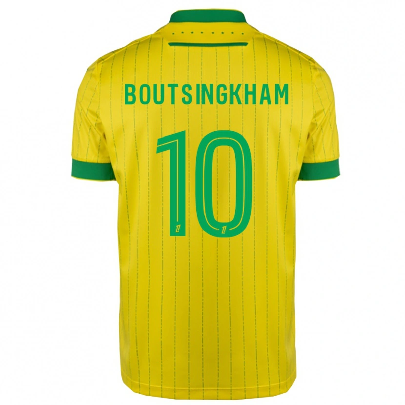 Danxen Criança Camisola Hugo Boutsingkham #10 Amarelo Verde Principal 2025/26 Camisa Brasil